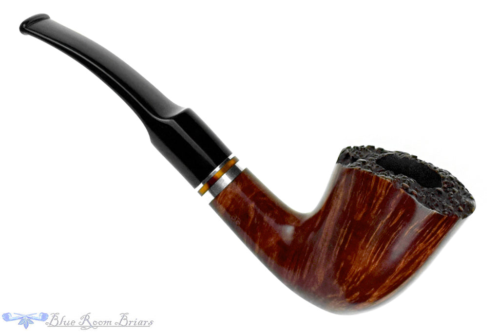 Stanwell Trio 63 Bent Dublin with Nickel and Plateau UNSMOKED Estate Pipe