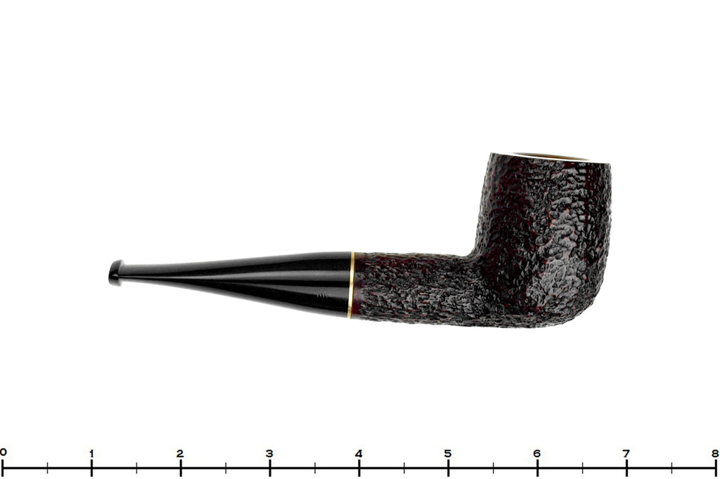 Blue Room Briars is proud to present this Savinelli Roma 101 Rusticated Billiard (6mm Filter) with Brass Estate Pipe