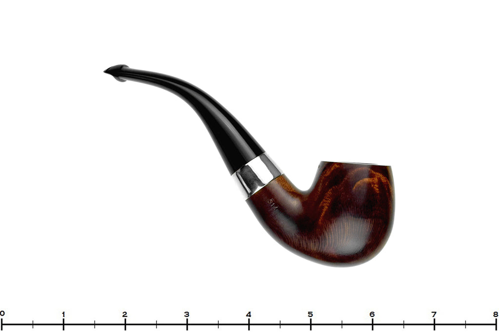 Blue Room Briars is proud is present this Peterson Dublin Edition 314 Bent Billiard with Nickel and P-Lip Estate Pipe