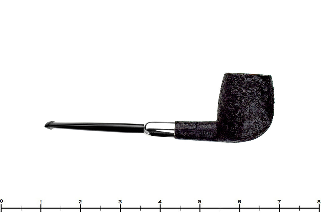 Yorgos Mitakidis Pipe 1325 Sandblast Strawberry Wood Billiard with Silver and Military Mount