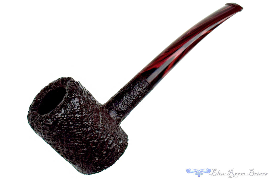 Blue Room Briars is proud to present this Yorgos Mitakidis Pipe 6025 Sandblast Poker Sitter