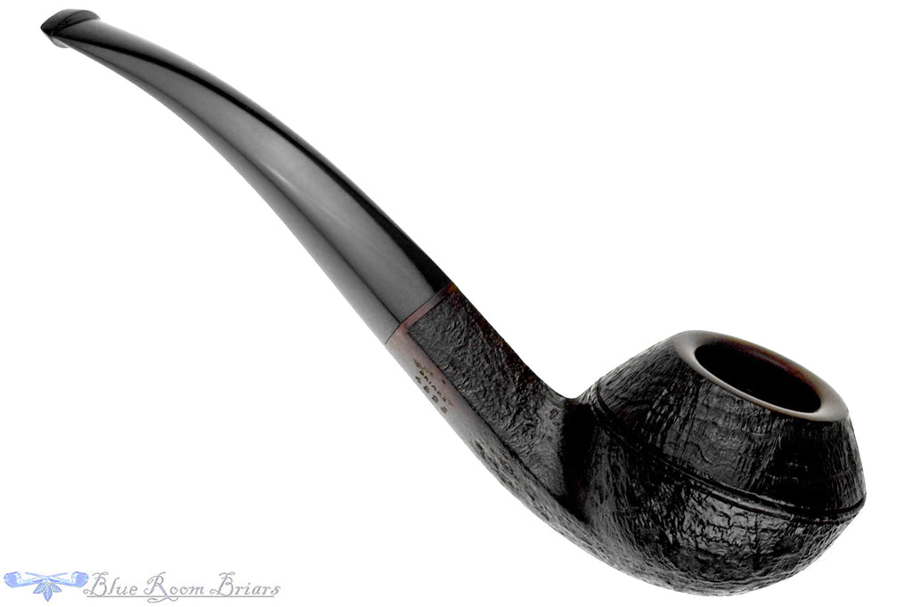 Blue Room Briars is proud to present this Blue Room Briars Pipe 4326 Bent Sandblast Bulldog