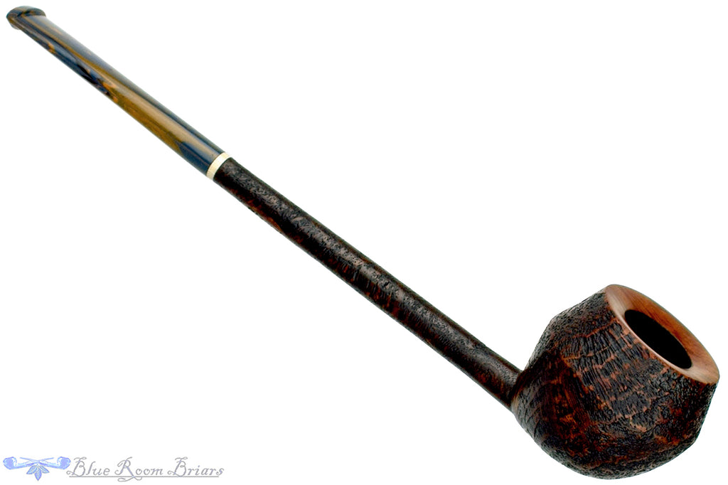 Blue Room Briars is proud to present this Scottie Piersel Pipe "Scottie" Contrast Blast Rhodesian with Brindle and Ivorite