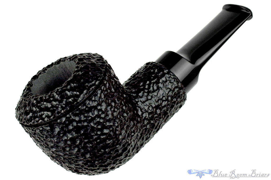 Blue Room Briars is proud to present this Bill Shalosky Pipe 693 Rusticated Stout Rhodesian