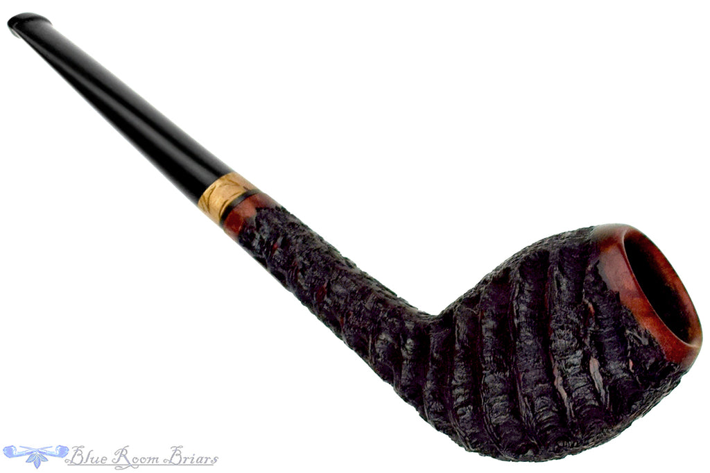 Blue Room Briars is proud to present this Nils Frederiksen Pipe Carved Belge with Masur Birch