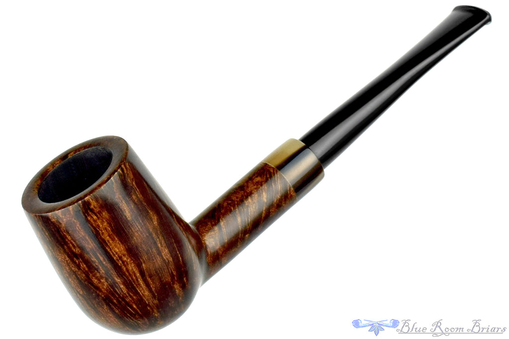 Blue Room Briars is proud to present this Bruno Nuttens Handmade Pipe Billiard with Horn