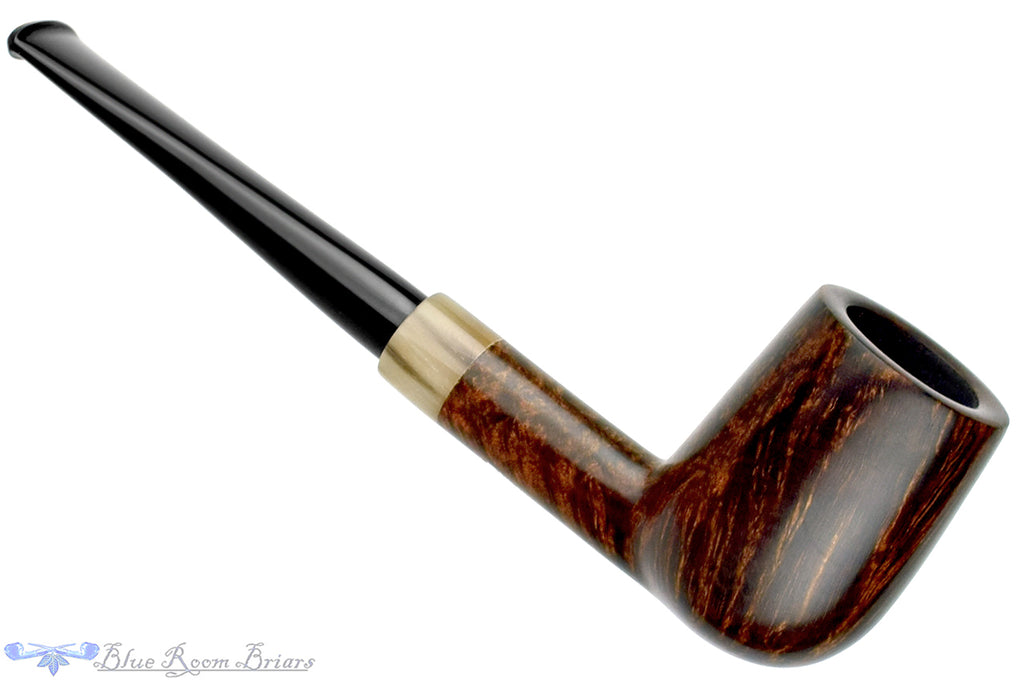 Blue Room Briars is proud to present this Bruno Nuttens Handmade Pipe Billiard with Horn