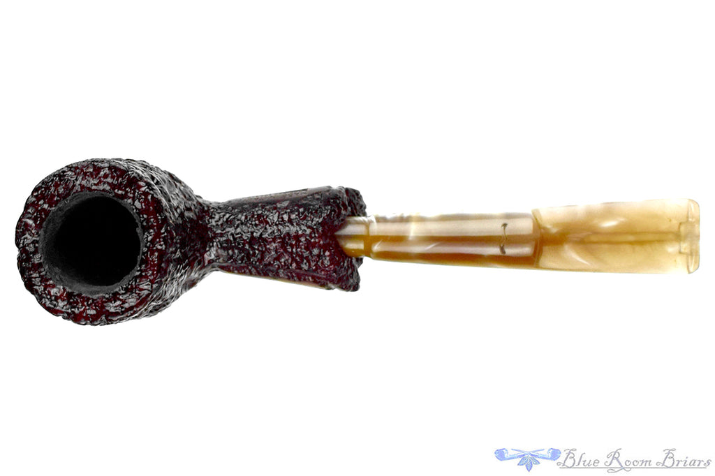 Blue Room Briars is proud to present this Caminetto Business 102 Bent Rusticated Billiard Estate Pipe
