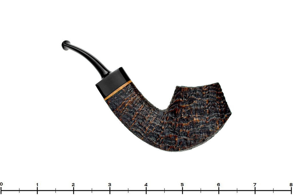 Blue Room Briars is proud to present this Bill Shalosky Pipe 609 Bent Ring Blast Volcano