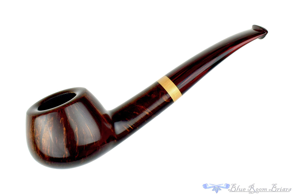 Jesse Jones Pipe 4223 Oval Author with Boxwood and Brindle