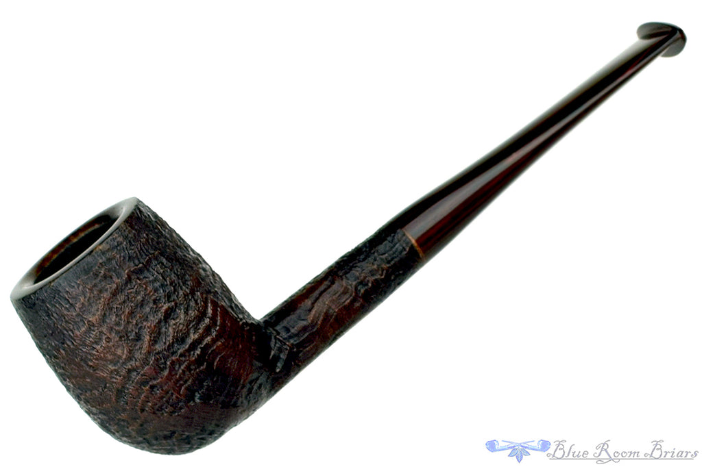 Ian Nicol Pipe Sandblast Billiard with Brindle