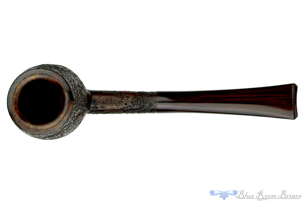 Blue Room Briars is Proud to Present this Ian Nicol Pipe Sandblast Billiard with Brindle