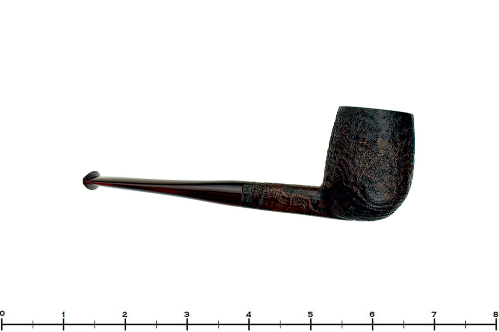 Blue Room Briars is Proud to Present this Ian Nicol Pipe Sandblast Billiard with Brindle