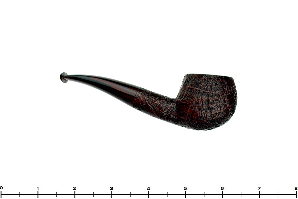 Blue Room Briars is Proud to Present this Ian Nicol Pipe Sandblast Strawberry Wood Author with Brindle