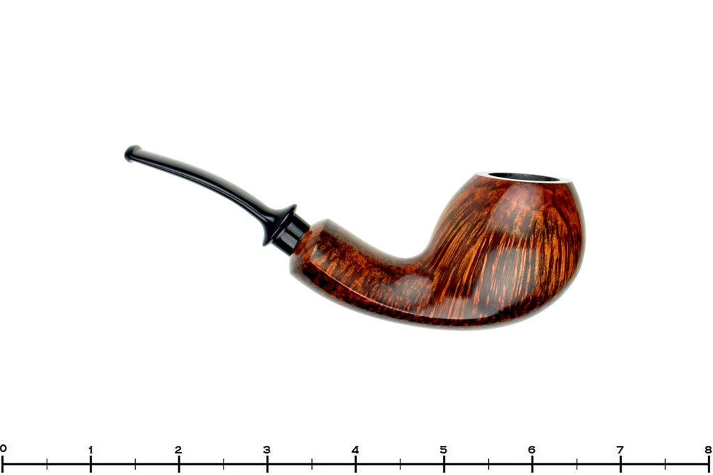 Blue Room Briars is proud to present this Benjamin Westerheide Pipe 1/4 Bent Danish Apple with Cat's Eye Shank