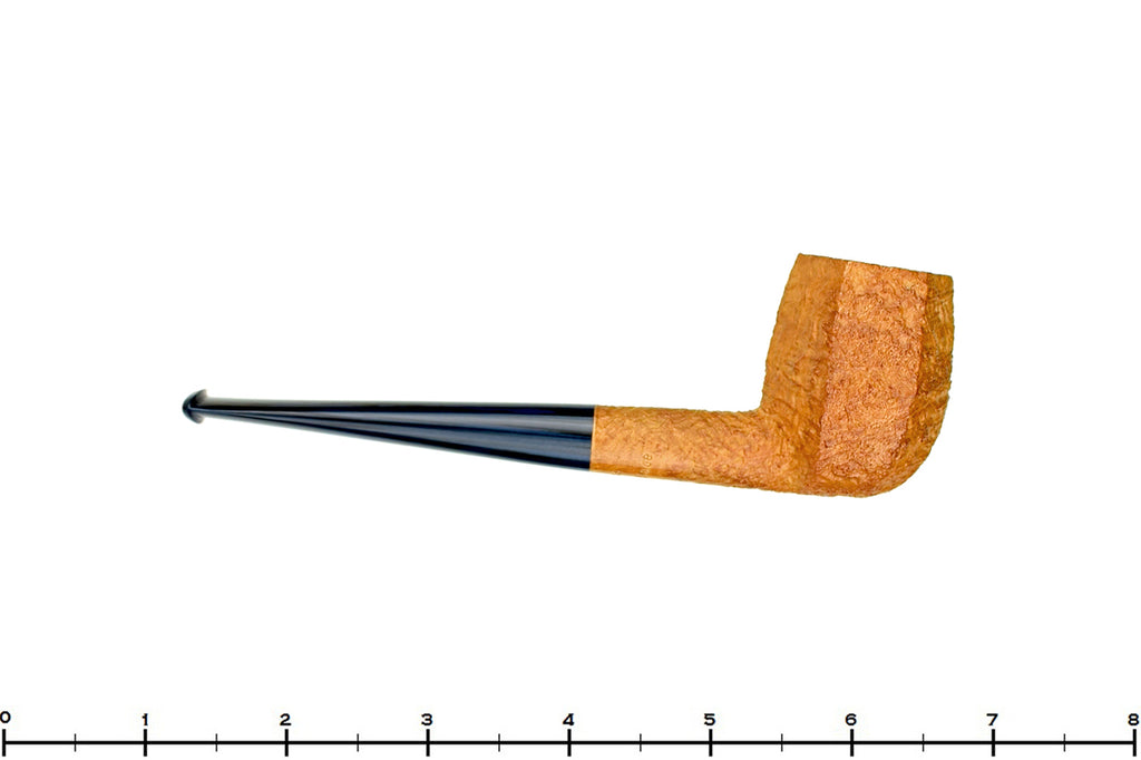 Blue Room Briars is proud to present this Jesse Jones Pipe Tan Blast Panel Billiard with Blue Brindle