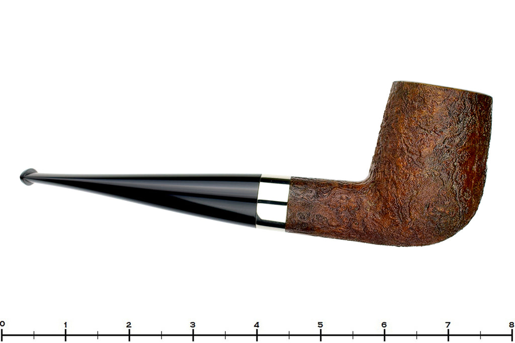 Blue Room Briars is proud to present this Joe Hinkle Pipe Magnum Sandblast Billiard with Silver Band