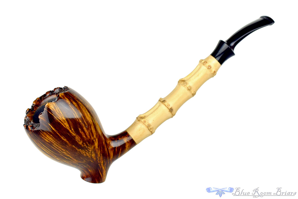 Joe Hinkle Pipe Standing Fig with Bamboo and Plateau