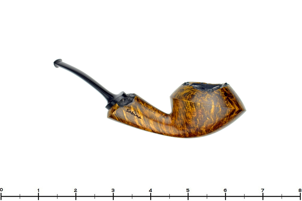 Blue Room Briars is proud to present this Sabina Santos Pipe Reverse Calabash Rhodesian with Plateau