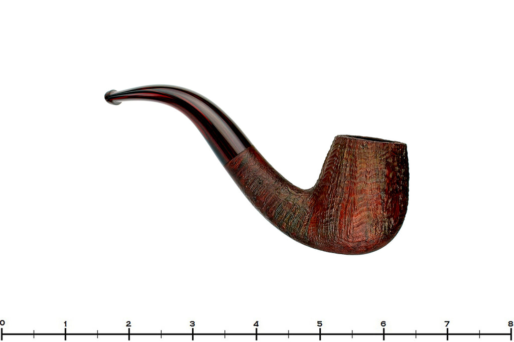 Blue Room Briars is proud to present this Michail Kyriazanos Pipe 1/2 Bent Ring Blast Billiard with Cumberland