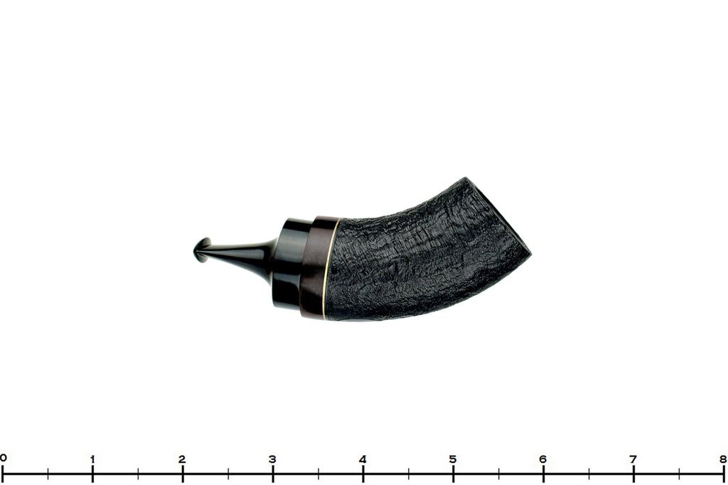 Dirk Heinemann Pipe Black Blast Tuban with Ebony