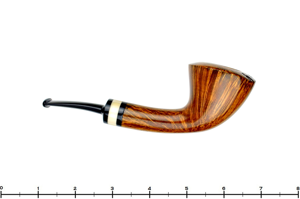 Blue Room Briars is proud to present this Charl Goussard Pipe Oval Shank Dublin with Warthog Tusk
