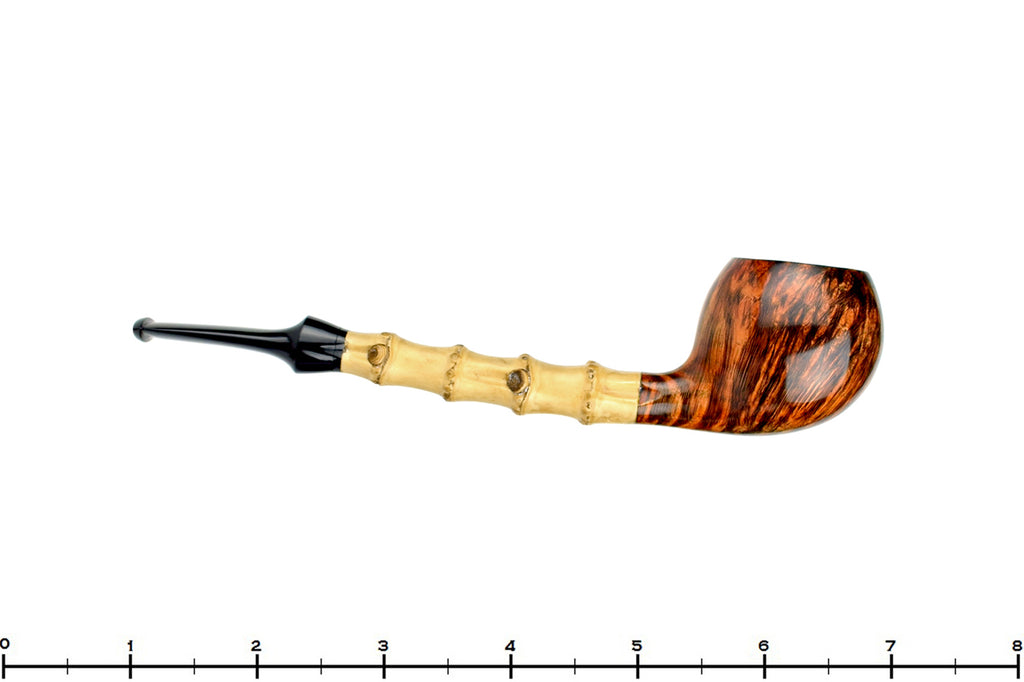 Blue Room Briars is proud to present this Benjamin Westerheide Pipe Tiger Striped Apple with Bamboo