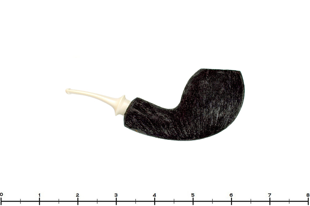 Blue Room Briars is proud to present this Benjamin Westerheide Pipe 1/4 Bent Reverse Calabash Driftwood Egg with Teardrop Shank and Military Mount