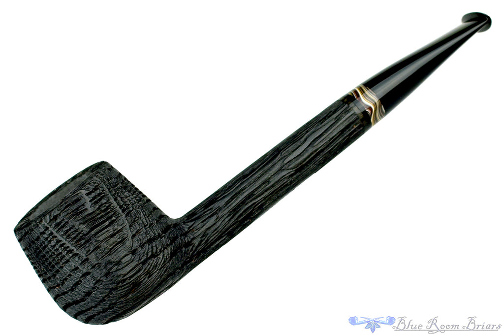 Bill Shalosky Pipe Morta Long Shanked Pot with Fordite