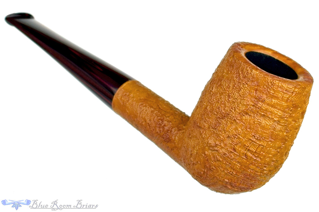 Blue Room Briars is proud to present this Jesse Jones Pipe 3319 Tan Blast Billiard with Brindle