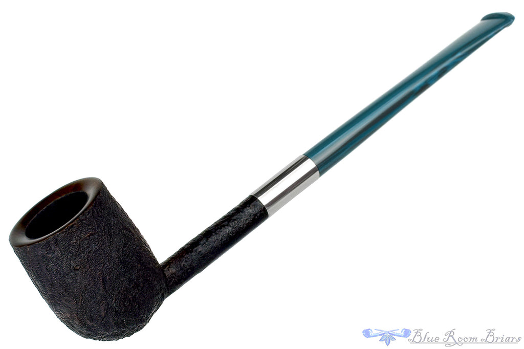 Blue Room Briars is Proud to Present this Scottie Piersel Pipe "Scottie" Sandblast Bing with Silver