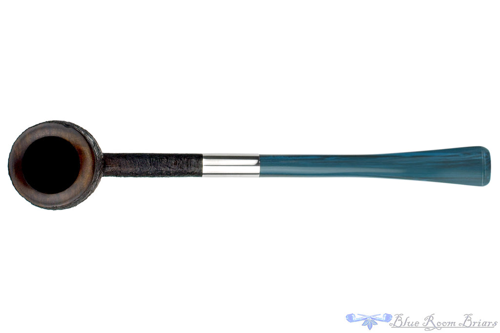 Blue Room Briars is Proud to Present this Scottie Piersel Pipe "Scottie" Sandblast Bing with Silver