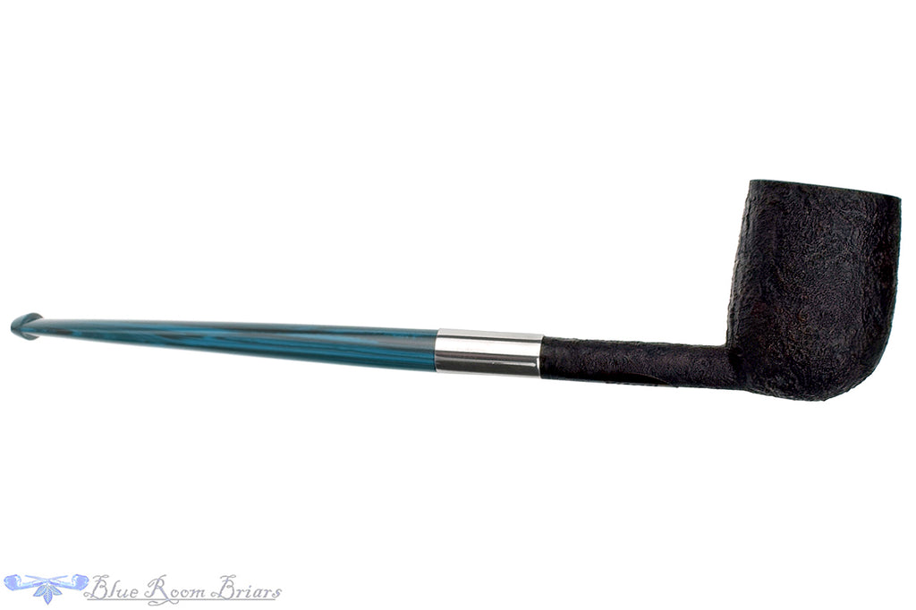 Blue Room Briars is Proud to Present this Scottie Piersel Pipe "Scottie" Sandblast Bing with Silver