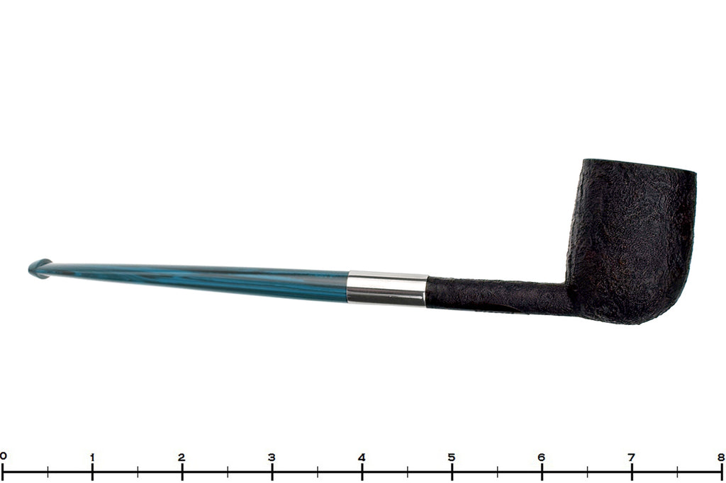 Blue Room Briars is Proud to Present this Scottie Piersel Pipe "Scottie" Sandblast Bing with Silver