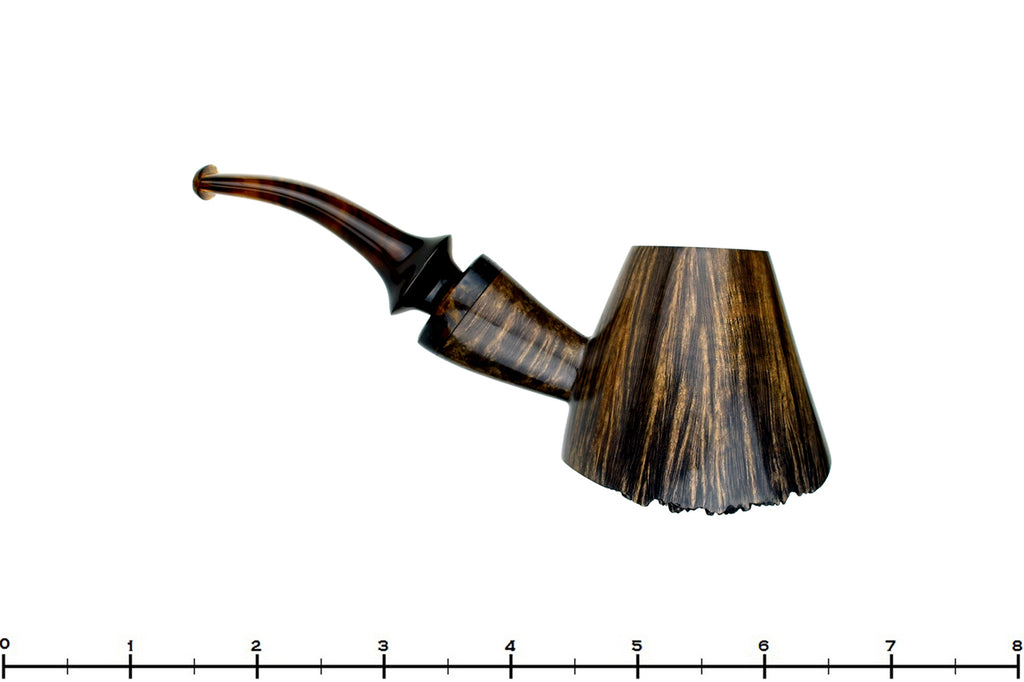 Blue Room Briars is proud to present this Blue Room Briars is proud to present this Marinko Neralić Pipe (376/19) 1/4 Bent Tipsy Volcano with Tobacco Ring and Plateau