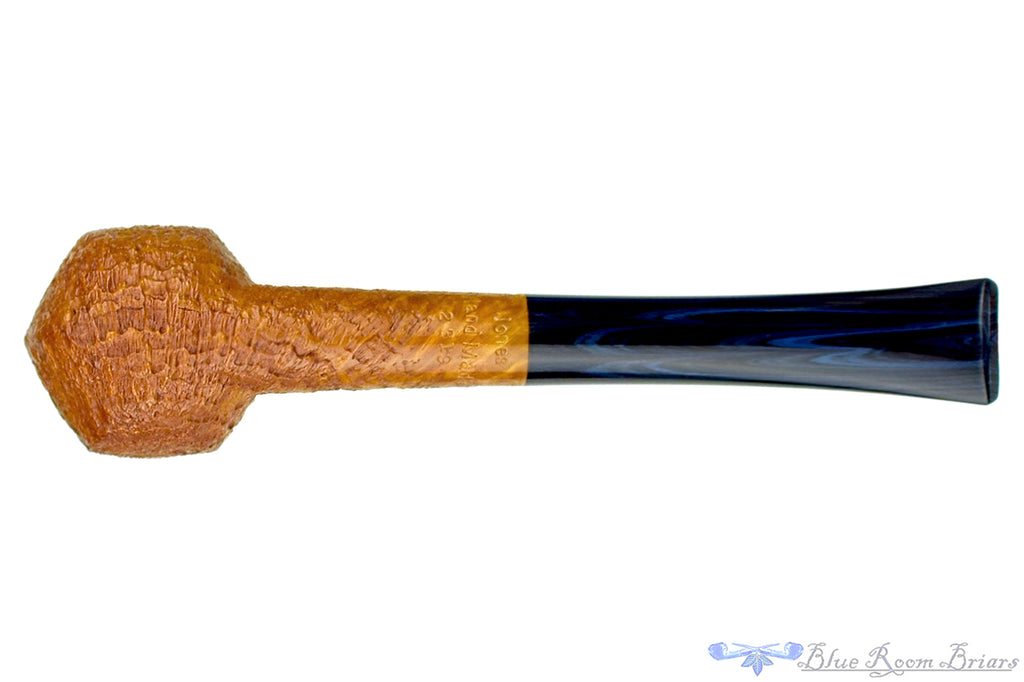 Jesse Jones Pipe 2319 Tan Blast Six Panel Billiard with Blue Brindle