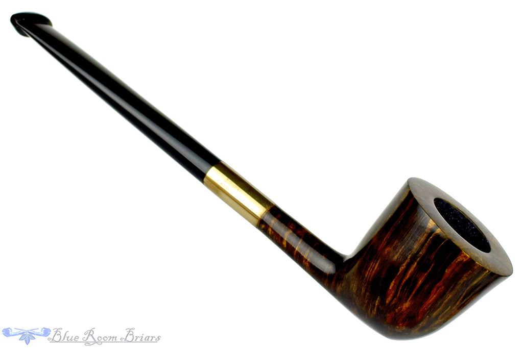 Blue Room Briars is Proud to Present this Andrea Gigliucci Pipe Pencil Shank Dublin with Brass Band