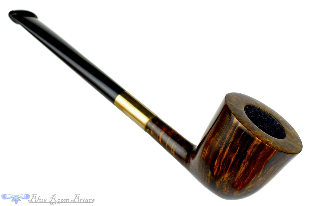 Blue Room Briars is Proud to Present this Andrea Gigliucci Pipe Pencil Shank Dublin with Brass Band