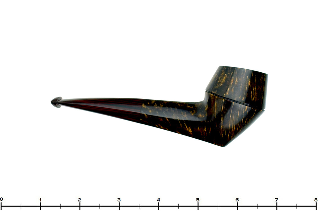 Blue Room Briars is Proud to Present this Andrea Gigliucci Pipe 1/4 Bent Bulldog with Brindle Stem