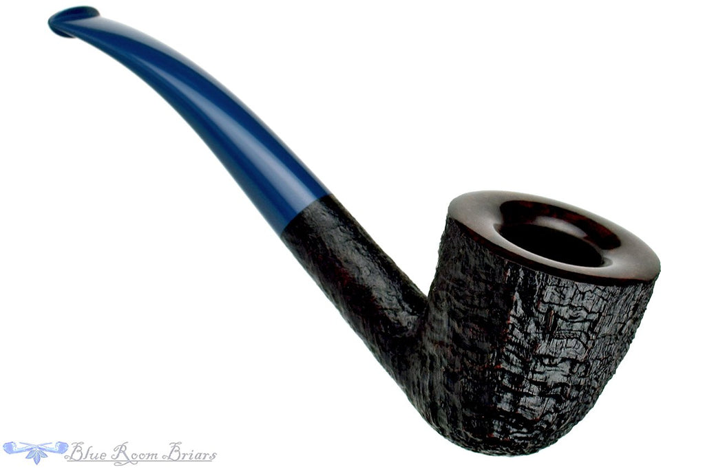 Blue Room Briars is proud to present this Jesse Jones Pipe 3620 1/4 Bent Antique Blast Dublin