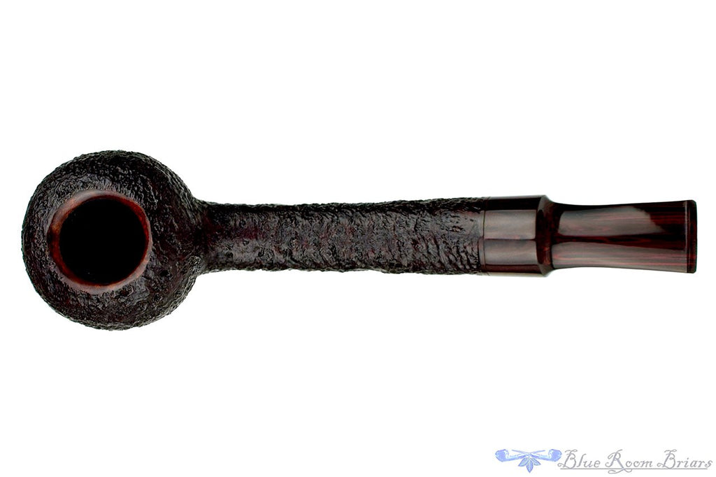 Blue Room Briars is proud to present this Clark Layton Pipe Ring Blast Long Shank Strawberry with Brindle