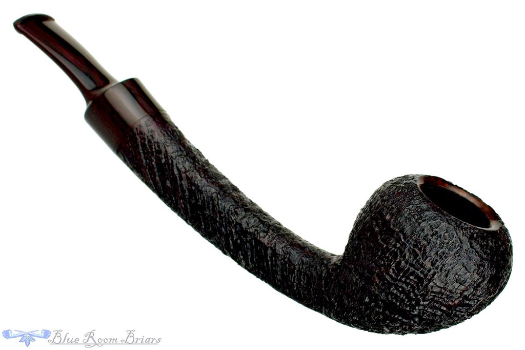Blue Room Briars is proud to present this Clark Layton Pipe Ring Blast Long Shank Strawberry with Brindle