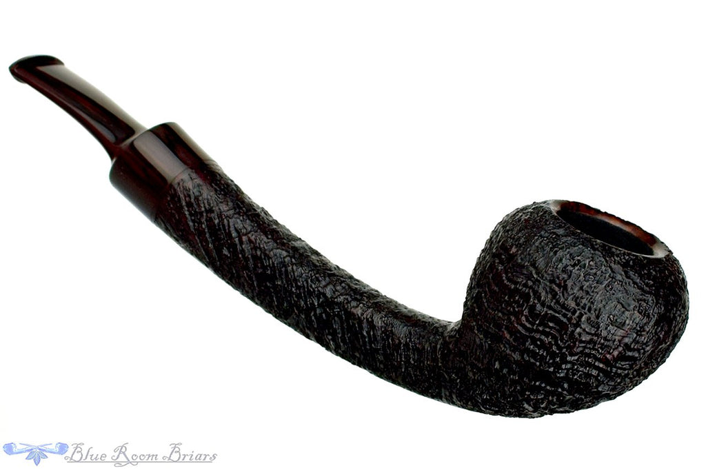Blue Room Briars is proud to present this Clark Layton Pipe Ring Blast Long Shank Strawberry with Brindle