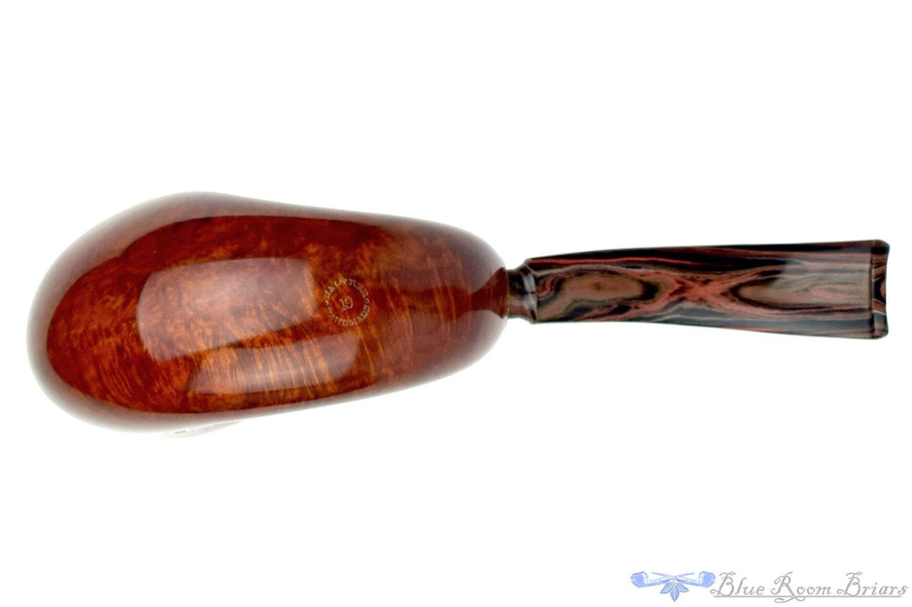 Blue Room Briars is proud to present this Bill Walther Pipe Twisted Nautilus with Brindle