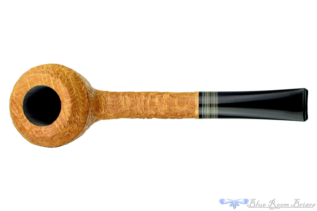 Blue Room Briars is proud to present this Bill Shalosky 472 Tan Blast Rhodesian with Fordite