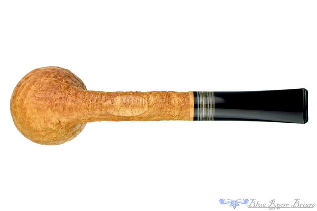 Blue Room Briars is proud to present this Bill Shalosky 472 Tan Blast Rhodesian with Fordite