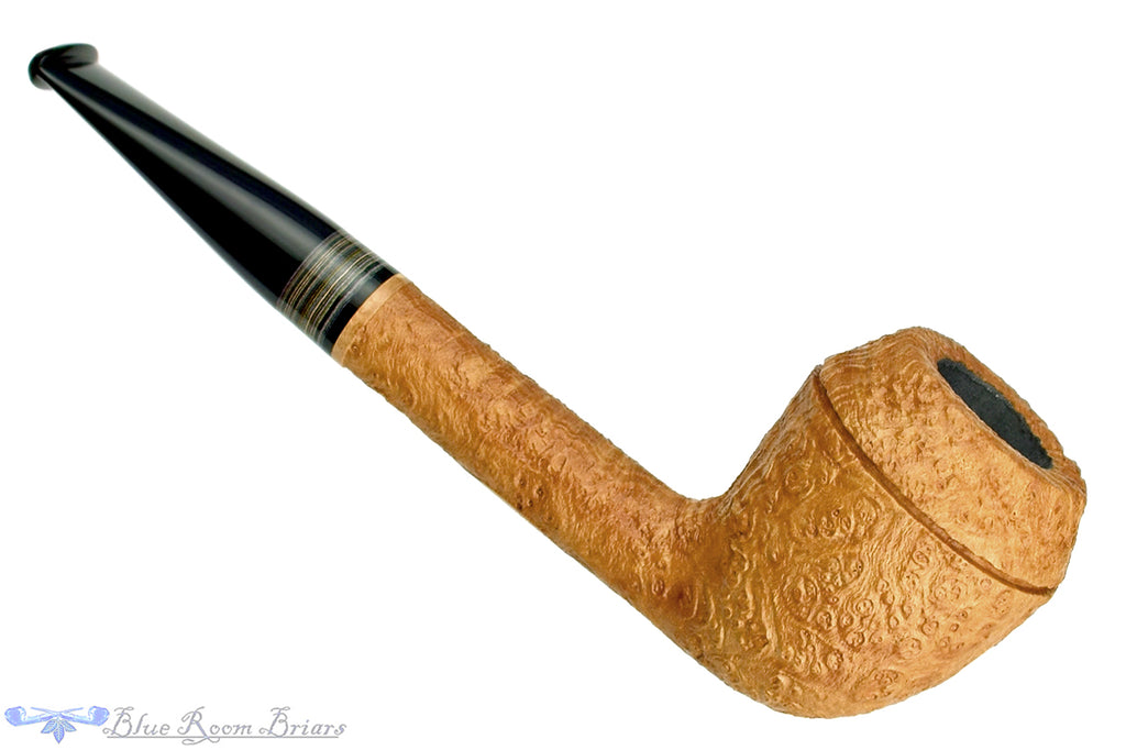 Blue Room Briars is proud to present this Bill Shalosky 472 Tan Blast Rhodesian with Fordite