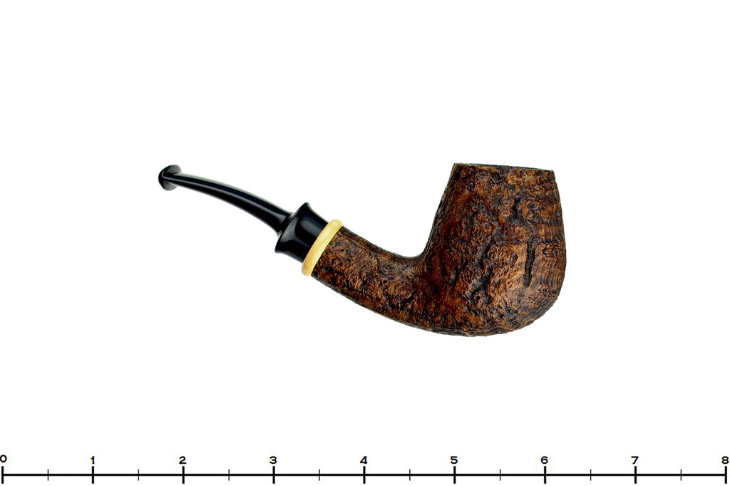 Blue Room Briars is proud to present this Bill Shalosky 474 1/4 Bent Sandblast Brandy with Boxwood