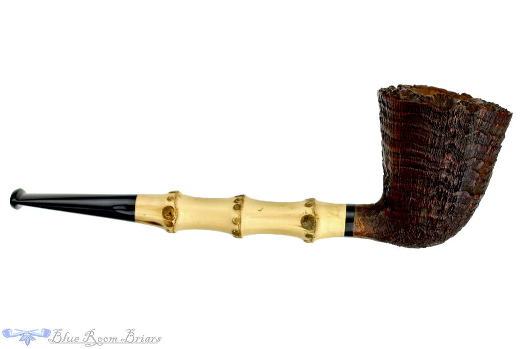 Blue Room Briars is proud to present this Doug Finlay Pipe Ring Blast Bamboo Dublin with Plateau