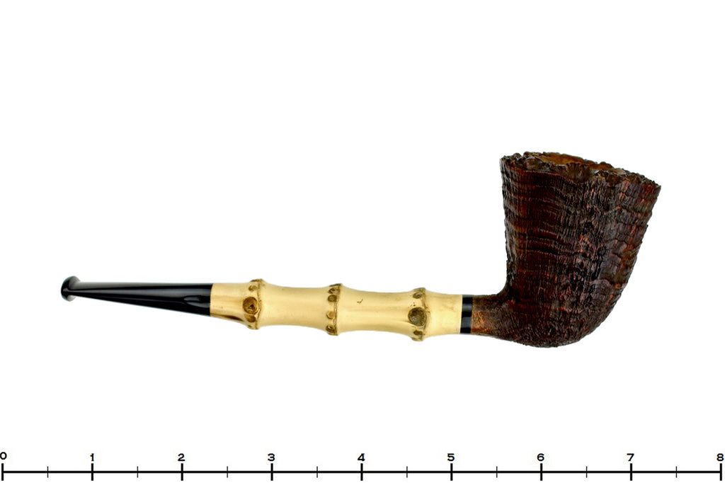 Blue Room Briars is proud to present this Doug Finlay Pipe Ring Blast Bamboo Dublin with Plateau